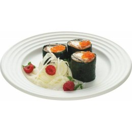 Assiette wave bagasse ø 18cm /50