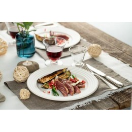 Assiette wave bagasse ø 23cm /50