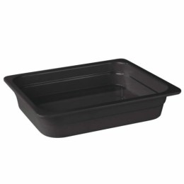 Bac mélamine noir GN 1/1 H. 4 cm