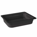 Bac mélamine noir GN 1/2 H. 2 cm
