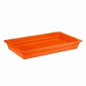 Bac mélamine orange GN 1/1 H. 4 cm