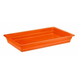 Bac mélamine orange GN 1/1 H. 6,5 cm