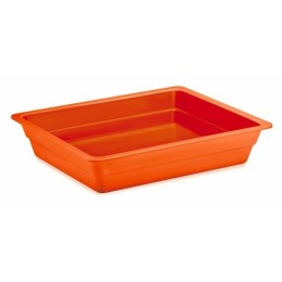 Bac mélamine orange GN 1/2 H. 6,5 cm