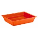 Bac mélamine orange GN 1/2 H. 6,5 cm