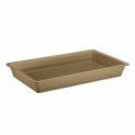 Bac mélamine taupe GN 1/2 H. 2 cm