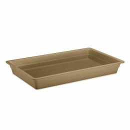 Bac mélamine taupe GN 1/2 H. 4 cm