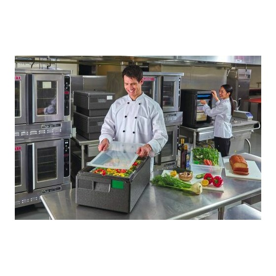 Conteneur isotherme Cam GoBox Cambro ouverture dessus 43 L