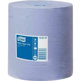Bobine essuyage Tork bleue 2 plis 429 feuilles - par 6