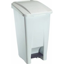 Poubelle mobile à pédale Mobily blanc 60 L