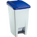 Poubelle mobile à pédale Mobily bleu 60 L