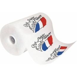 Papier paraffine 1 face bleu blanc rouge 35 cm x 519 m / 10 kg