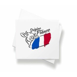 Papier paraffiné 1 face bleu blanc rouge 32,5 x 32,5 cm /10kg
