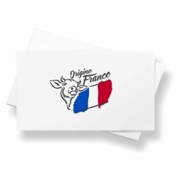 Papier paraffiné 1 face bleu blanc rouge 32,5 cm x 50 cm /10kg