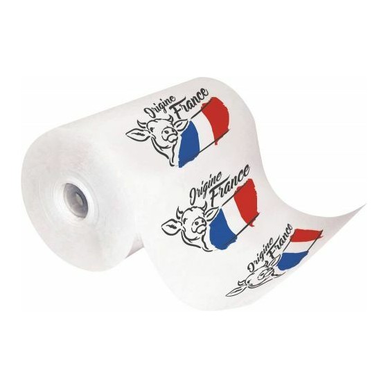 Papier paraffiné 1 face "Origine France" 50 g/m² bobine 50 cm x 363 m - par 10 kg