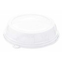 Couvercle en rPET pour assiette ronde Ø 23 cm - par 126