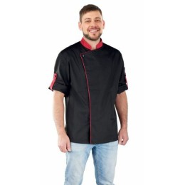 Veste manche longues noire / framboise Balthazar S