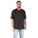 Veste manche longues noire / framboise Balthazar M
