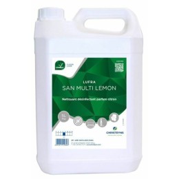 Nettoyant désinfectant Lufra San Multi Lemon - par 5 L