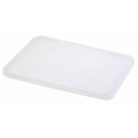 Couvercle PP pour plateau 3 inox 24 x 17 x 4,2 cm - par 6