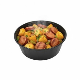 Boîte Carty ronde noire 300 ml - par 225