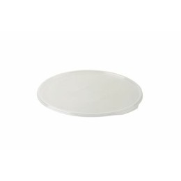 Couvercle plastique transparent pour boîte ronde plastique noire 300 ml - par 450