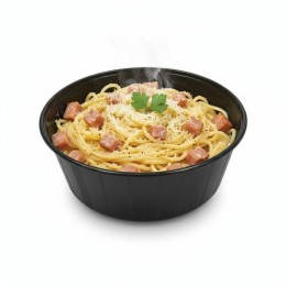 Boîte Carty ronde noire 750 ml - par 125