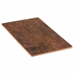 Plateau mélamine effet bois GN 1/4