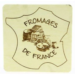 Plateau à fromage carré carte de France - par 20