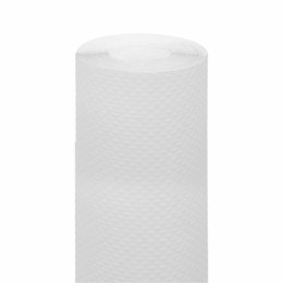 Nappe blanche damassée 1,20x100m