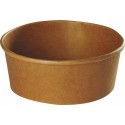 Pot à salade kraft brun 125 cl - par 50
