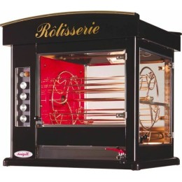 Rôtissoire RB20 déco 5 balancelles noire/rouge