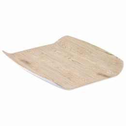 Plat incurvé mélamine effet bois GN 1/2 26,5x32,5x4 cm