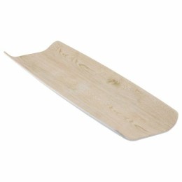 Plat incurvé mélamine effet bois GN 2/4 53x16,2x4 cm