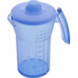 Carafe avec couvercle copolyester bleu 0,5 L - par 7