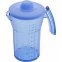 Carafe avec couvercle copolyester bleu 0,5 L - par 7