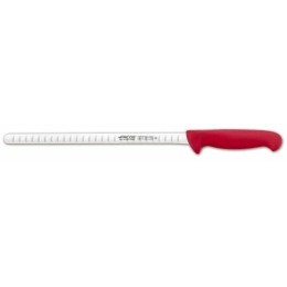 Couteau à saumon flexible alvéolé Arcos rouge 30 cm