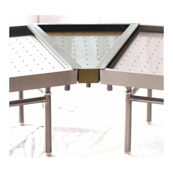 Grille de fond pour rallonge étal poissonnerie Grille de fond pour rallonge étal poissonnerie