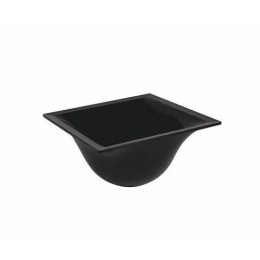 Saladier carré mélamine Zest noir 20 x 20 x 10 cm 1,4 L