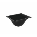 Saladier carré mélamine Zest noir 20 x 20 x 10 cm 1,4 L