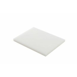 Planche de découpe blanche PEHD 40 x 30 x 2 cm