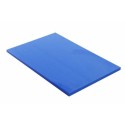 Planche de découpe PEHD bleue 53 x 32,5 x 2 cm