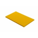 Planche de découpe PEHD jaune 40 x 30 x 2 cm