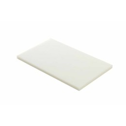 Planche de découpe PEHD blanche 120 x 60 x 2,5 cm
