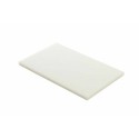 Planche de découpe PEHD blanche 120 x 60 x 2,5 cm