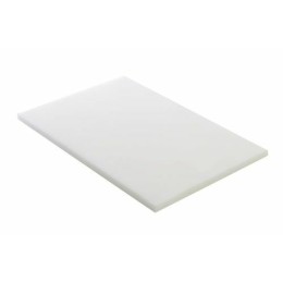 Planche de découpe PEHD blanche 120 x 70 x 2,5 cm
