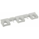 Support mural 3-5 produits PP blanc 42 cm
