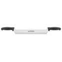 Couteau à fromage 2 mains Fischer noir 33 cm