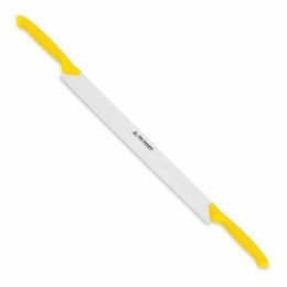 Couteau à fromage jaune 2 poignées 33 cm
