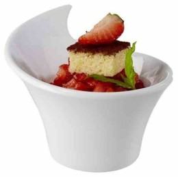 Verrine bol mélamine blanche 7 cl 7 x 8,5 x 6 cm - par 24