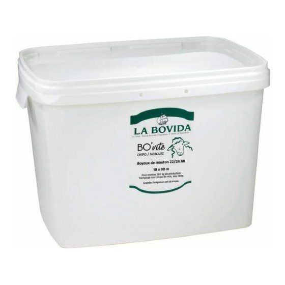 Boyau de mouton Bo'Vite 22/24 mm AB tube souple 10 x 90 m Boyau de mouton Bo'Vite 22/24 mm AB tube souple 10 x 90 m